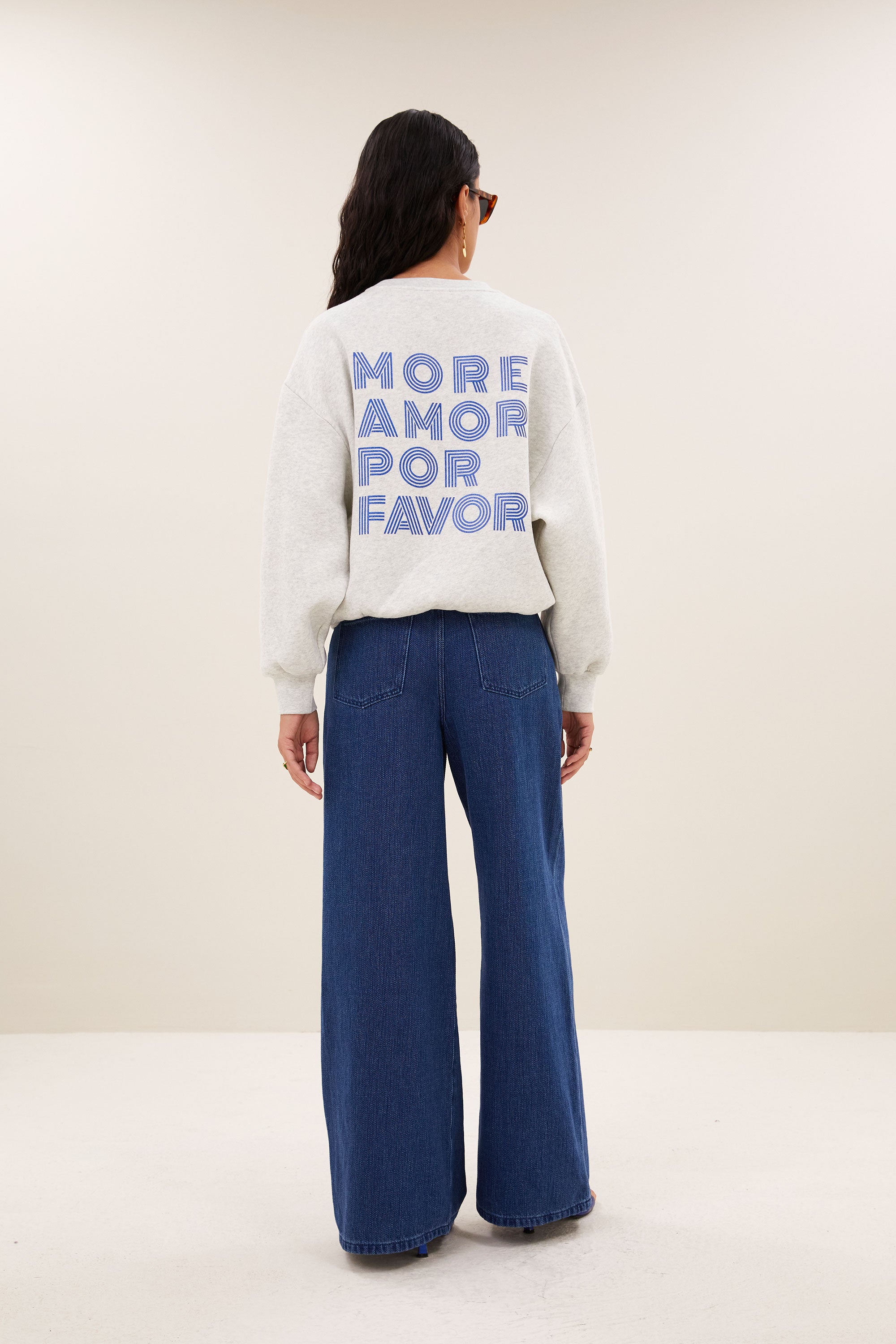 By Bar lili amor sweater | light grey melee