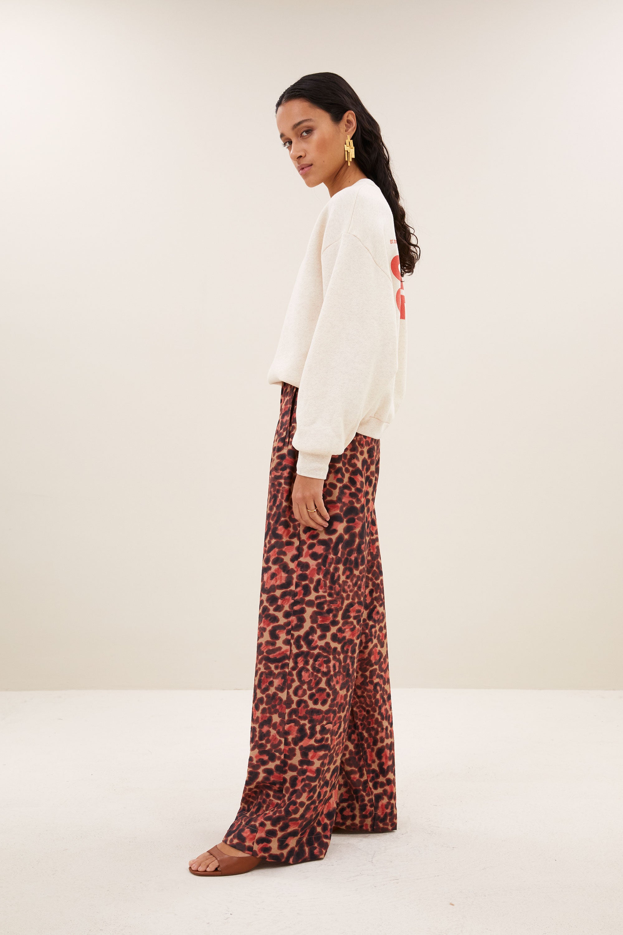 By Bar lili coast melange sweater | oyster melee