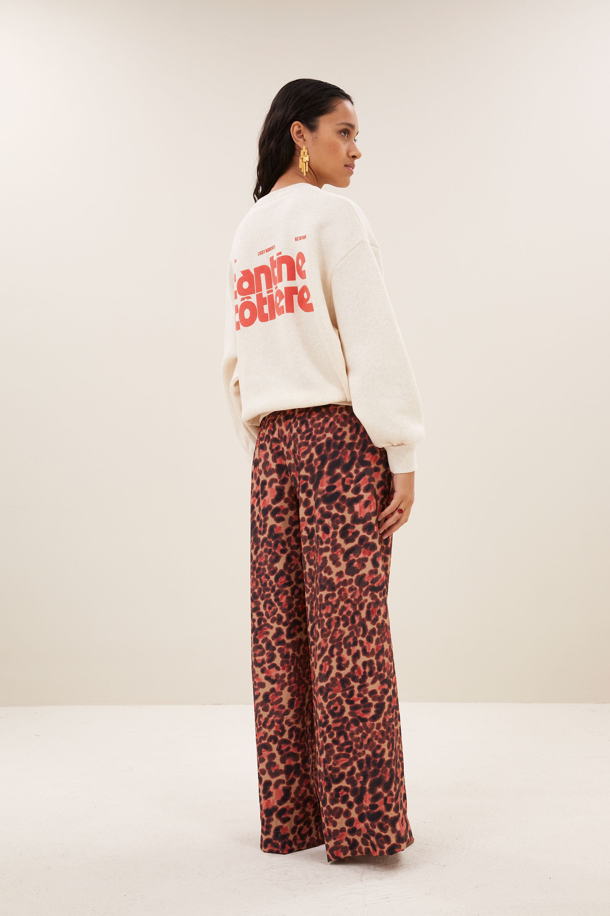 By Bar lili coast melange sweater | oyster melee