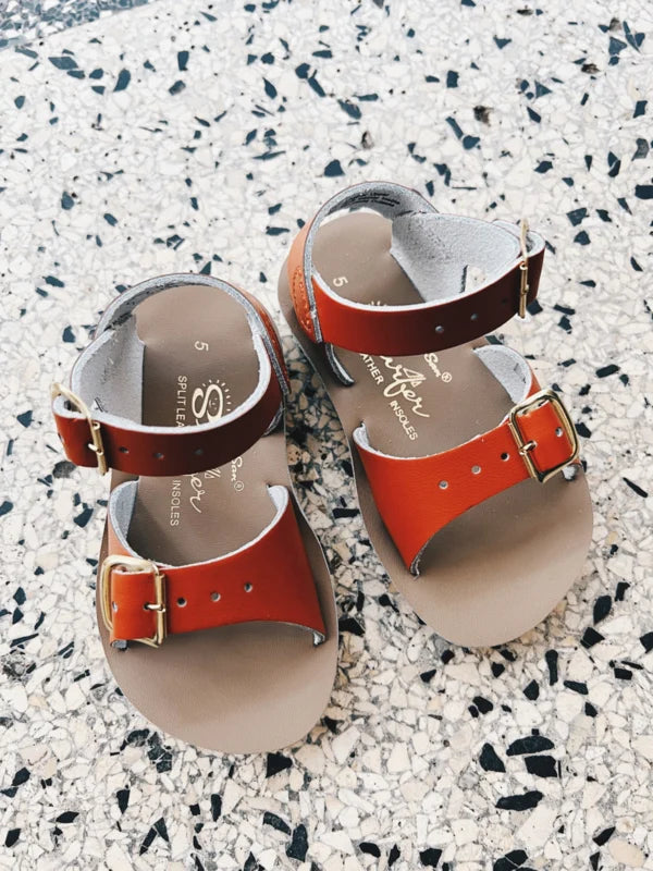 Salt Water Sandals Surfer Paprika Kids Sandal