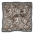Sneaky Fox Leony silk scarf Dark Brown