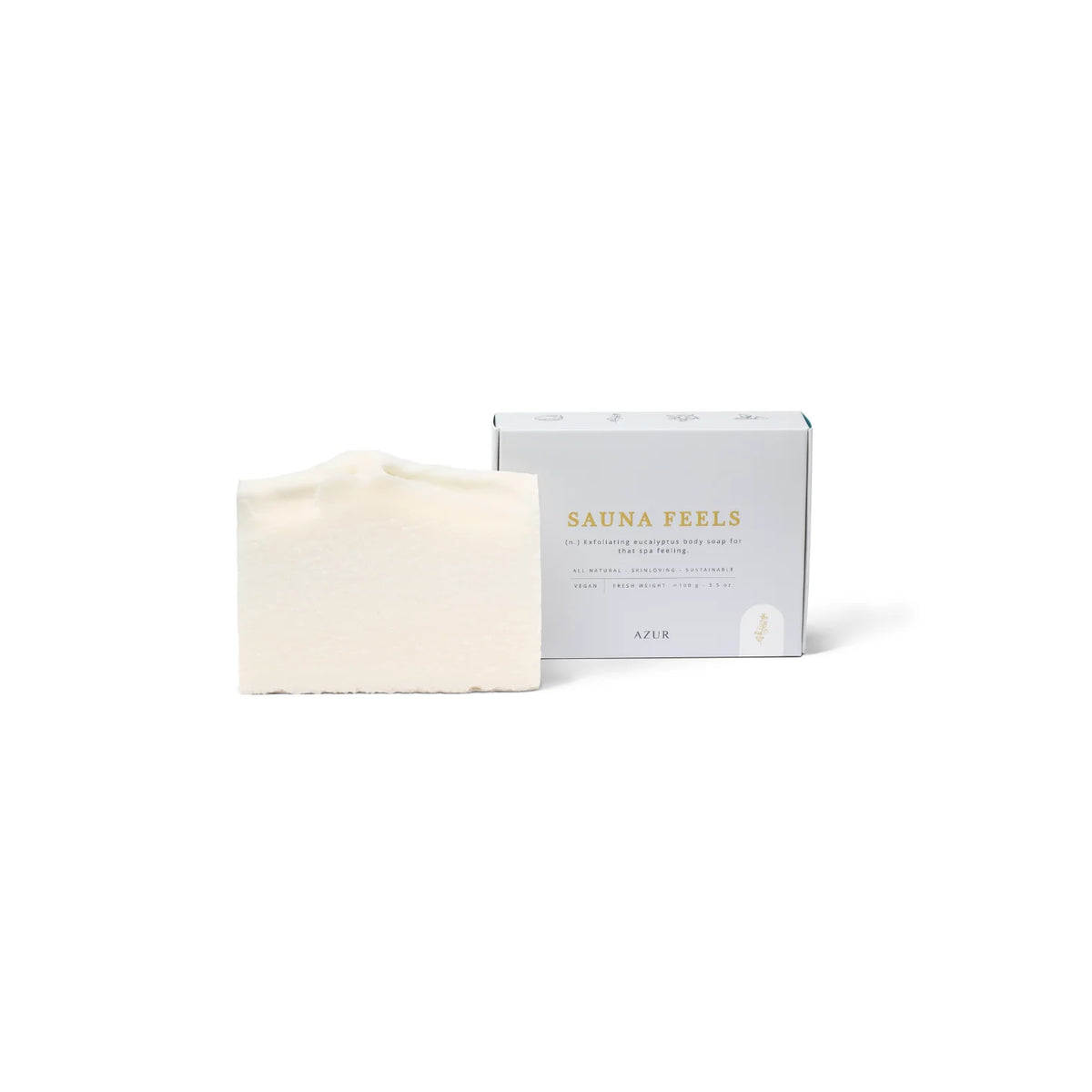Azur SAUNA FEELS | Natuurlijke Scrub Zeep | Handgemaakt