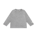 Fixoni T-shirt LS Melange Rib 1658 Flint Gray Melange