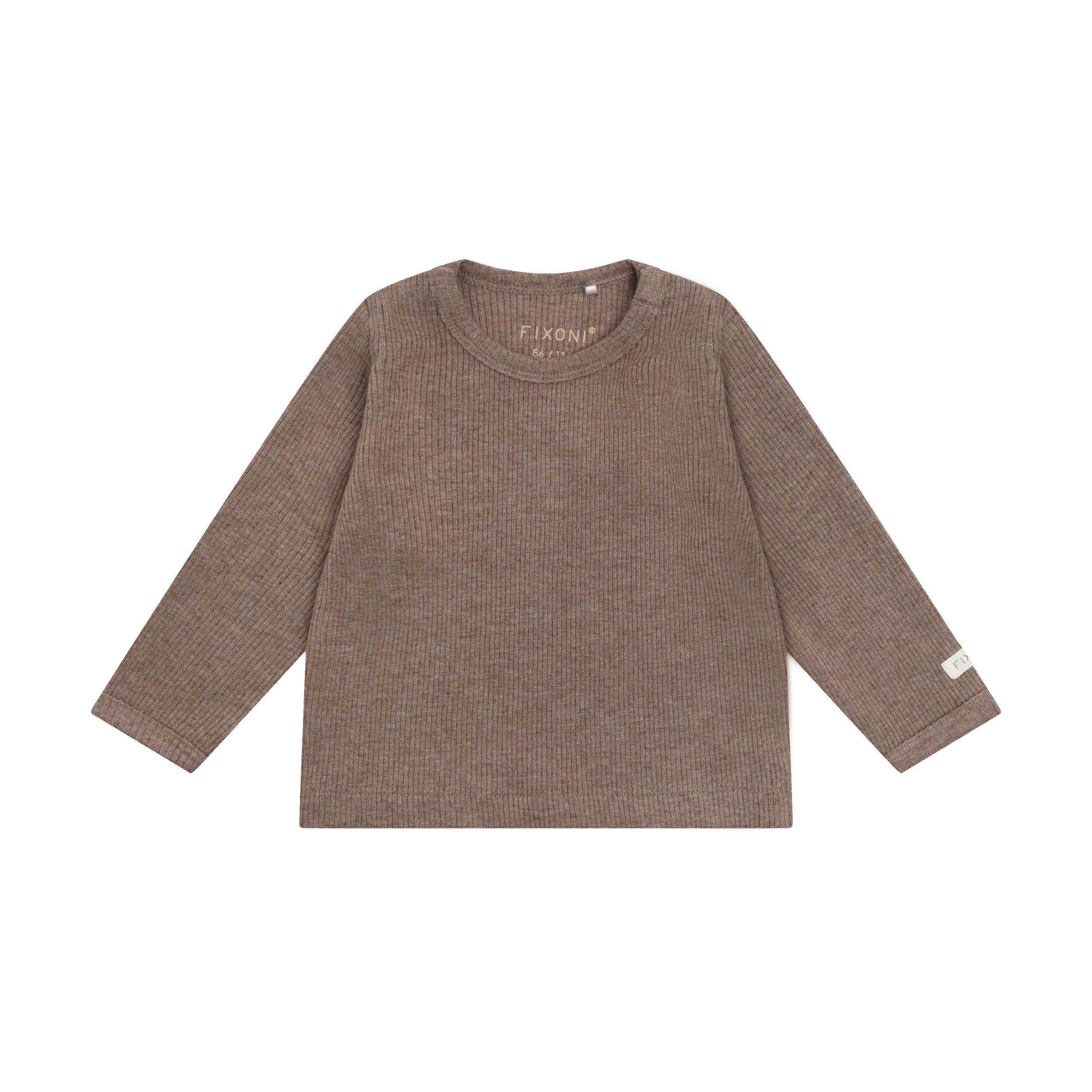 Fixoni T-shirt LS Melange Rib 2780 Mountain Trial Melange