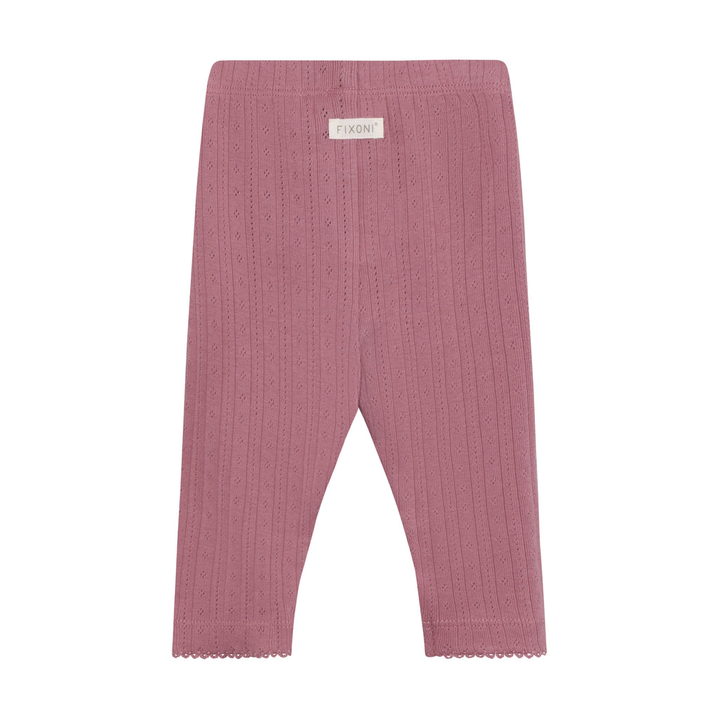 Fixoni Leggings Pointelle 6180 Nostalgia Rose