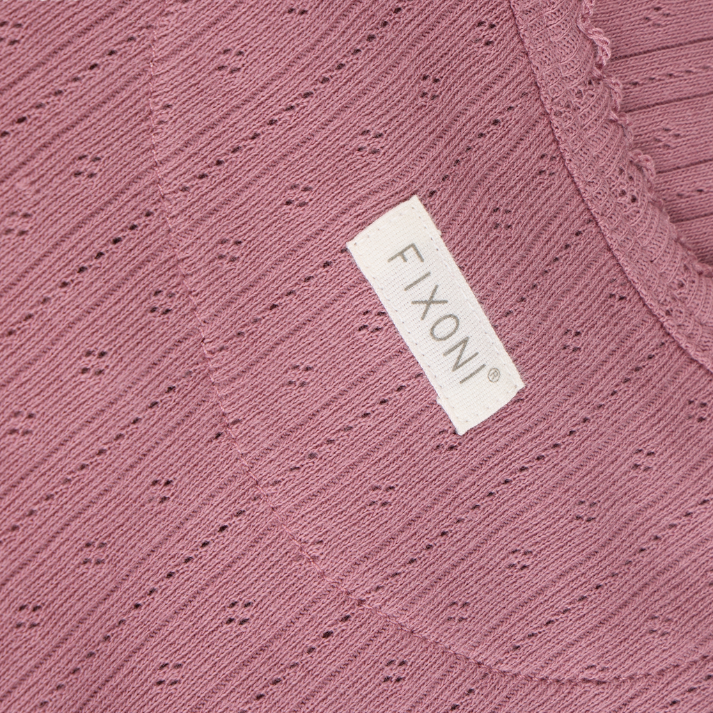 Fixoni Romper LS Pointelle 6180 Nostalgia Rose