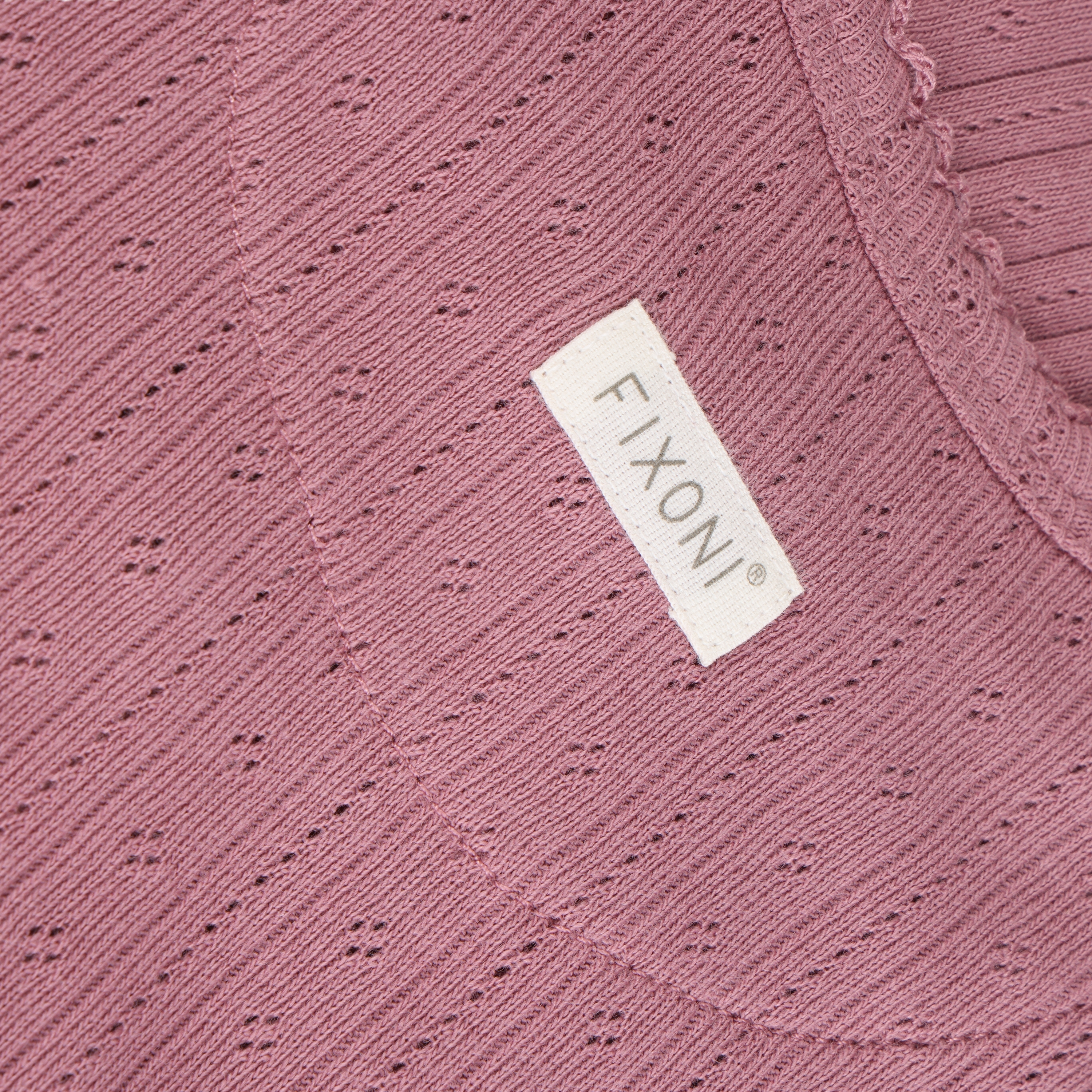 Fixoni Romper LS Pointelle 6180 Nostalgia Rose
