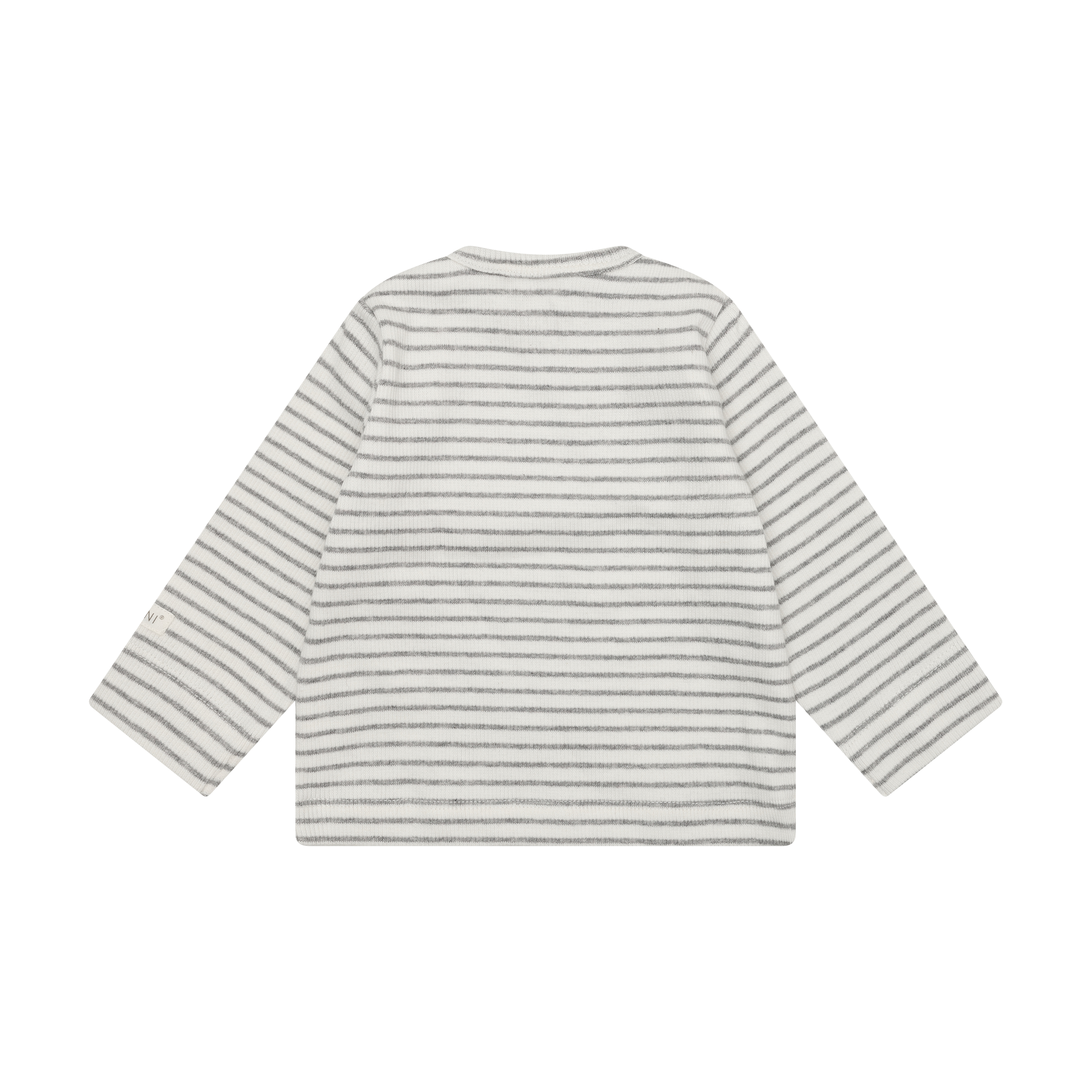 Fixoni T-shirt LS Rib 1658 Flint Gray Melange