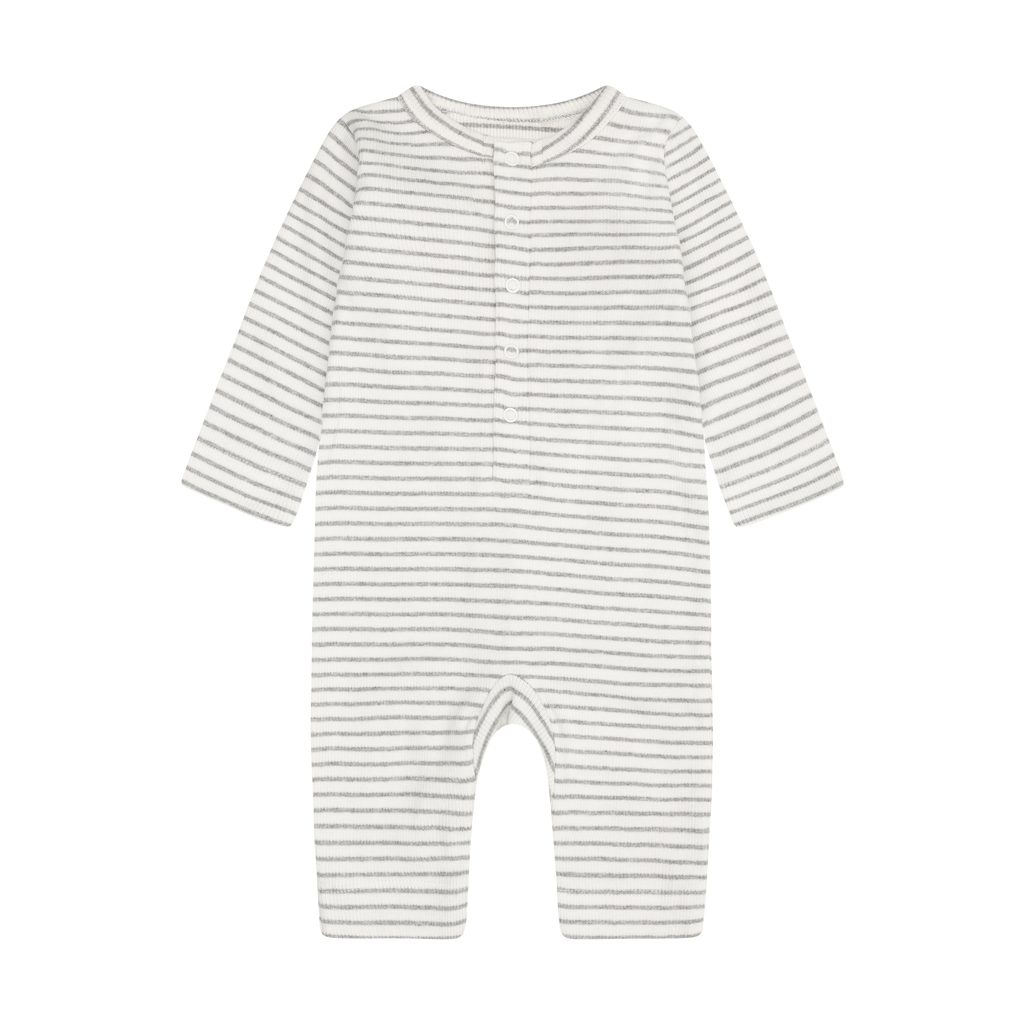 Fixoni Romper LS Rib 1658 Flint Gray Melange