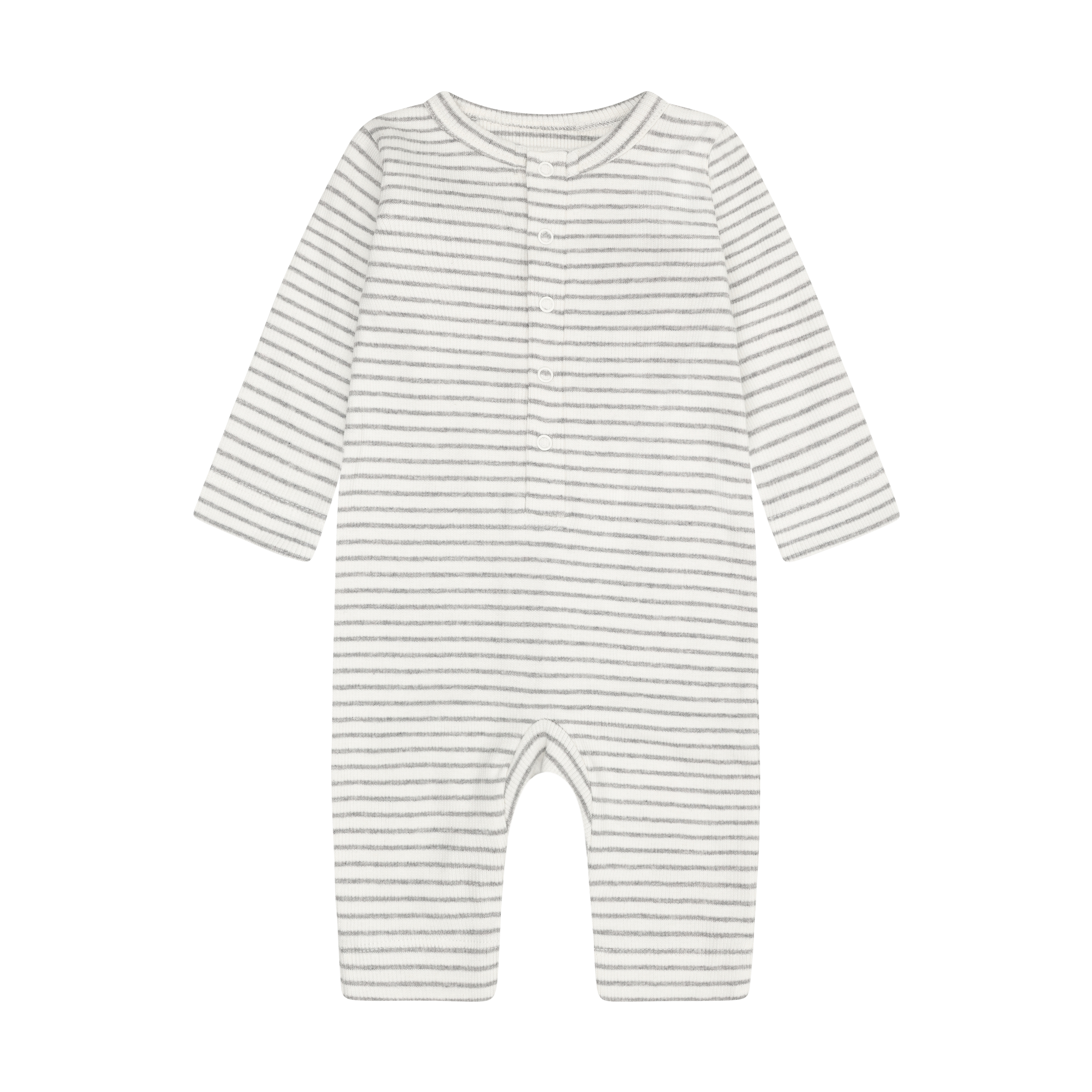 Fixoni Romper LS Rib 1658 Flint Gray Melange