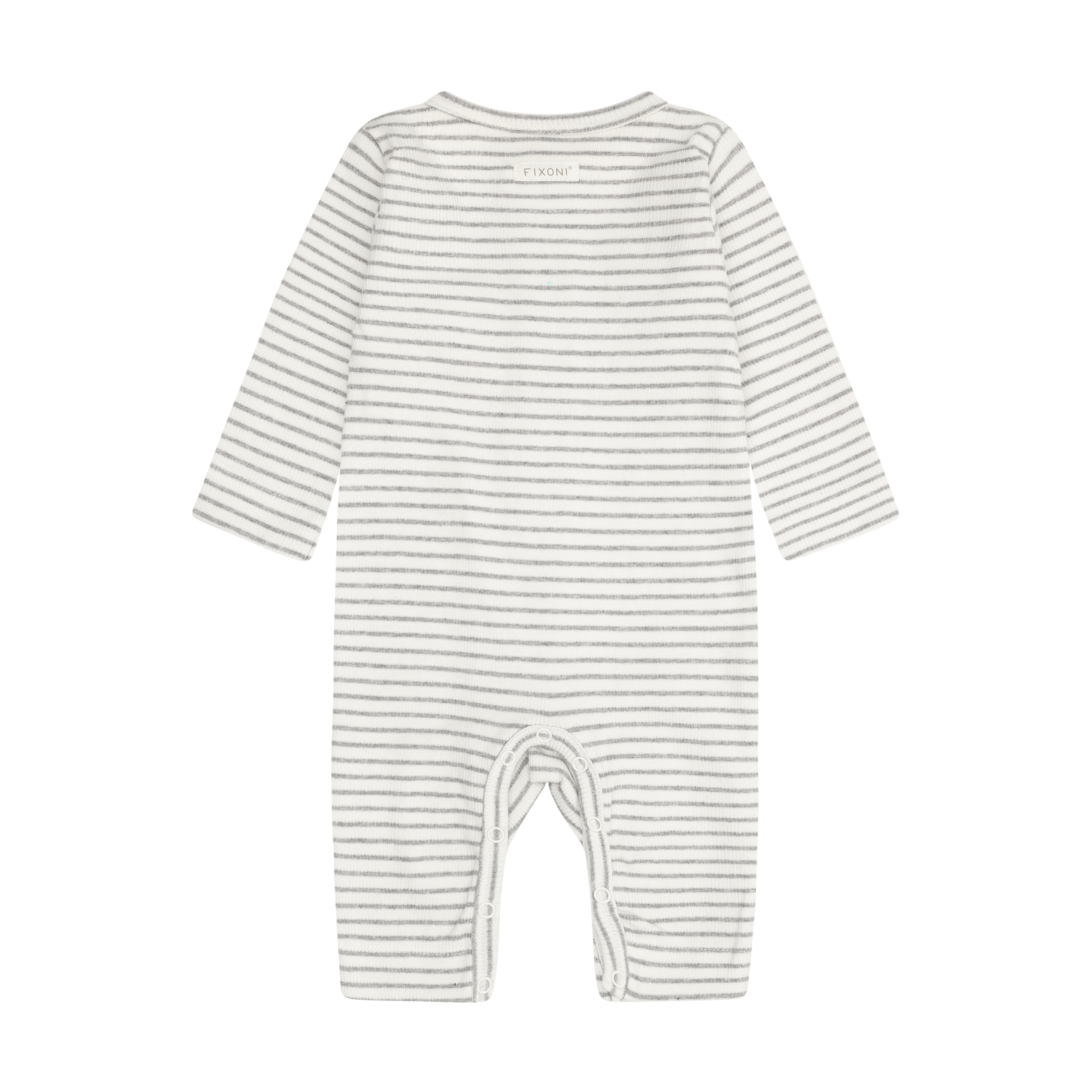 Fixoni Romper LS Rib 1658 Flint Gray Melange