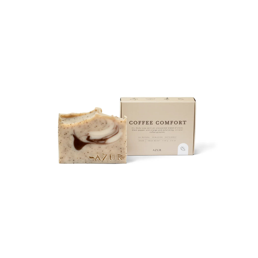 Azur COFFEE COMFORT | Natuurlijke Scrub Zeepreep | Handgemaakt