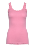Rosemunde RWBabette Silk SL Deep Back Lace Top 045 sea pink