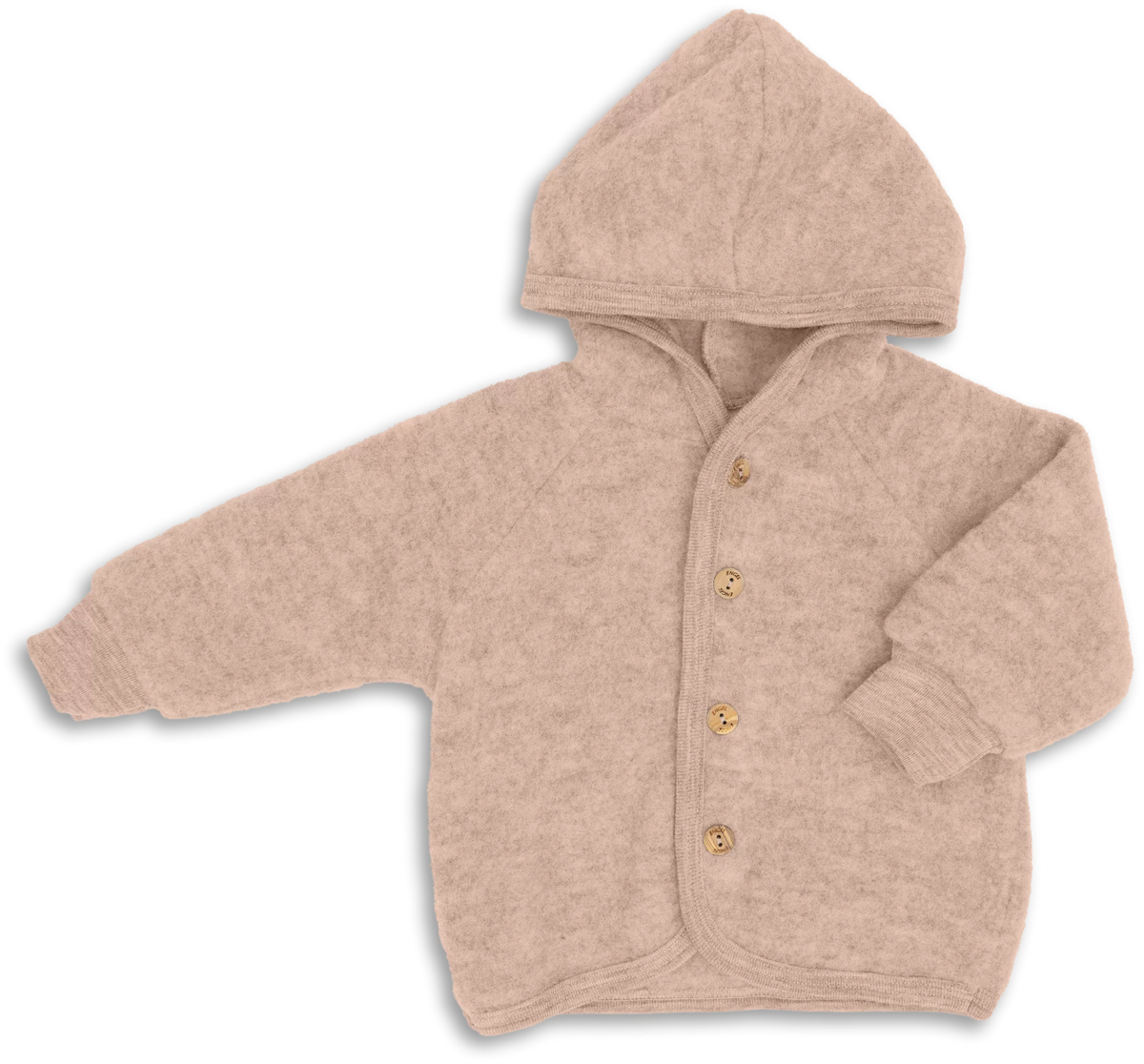 Engel wolfleece jasje sand melange