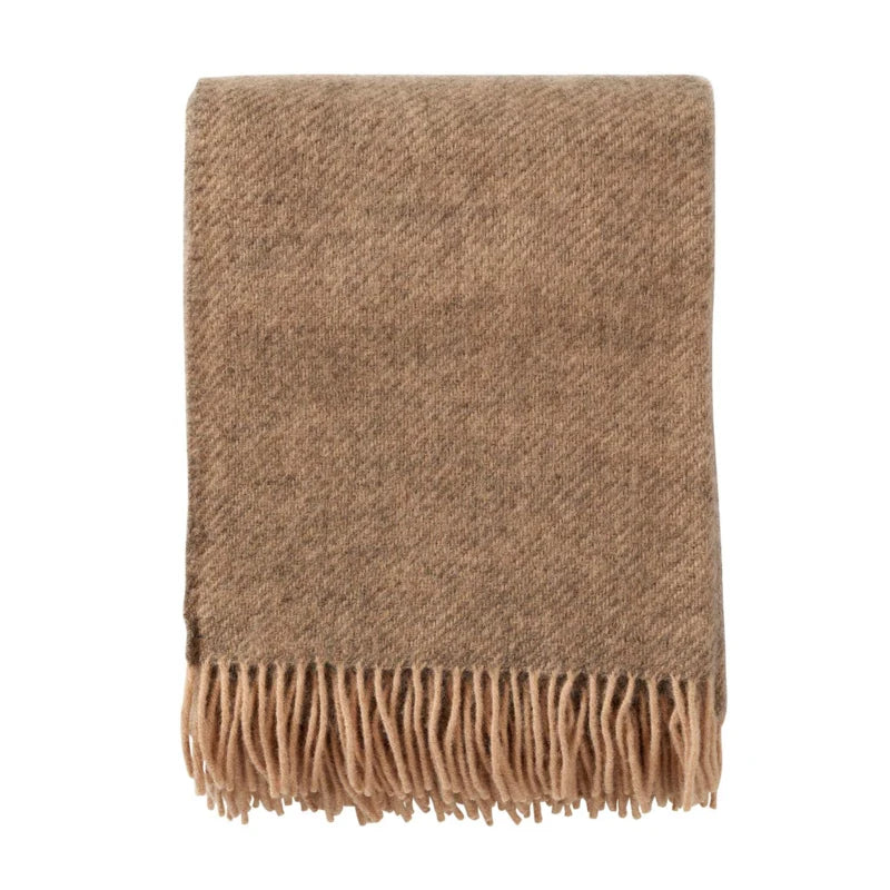 Klippan wollen plaid gotland beige
