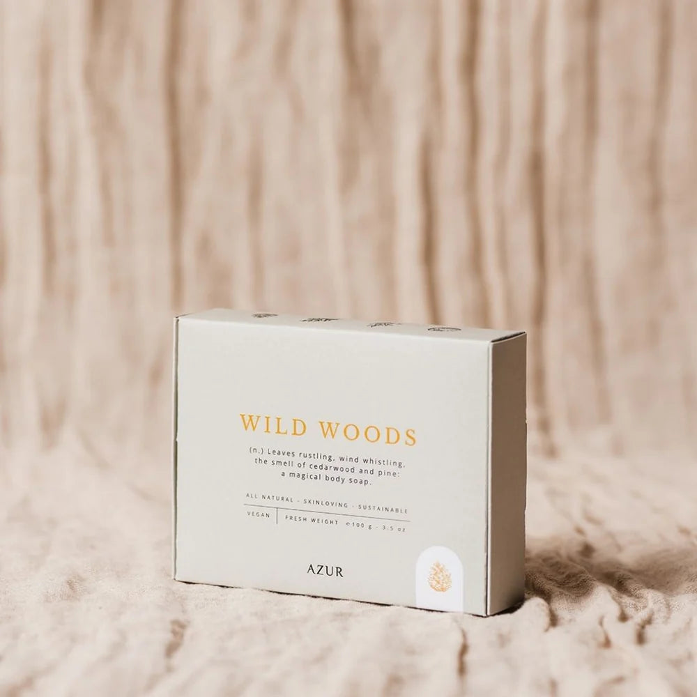 Azur WILD WOODS | Natuurlijke Zeep Bar | Handgemaakt