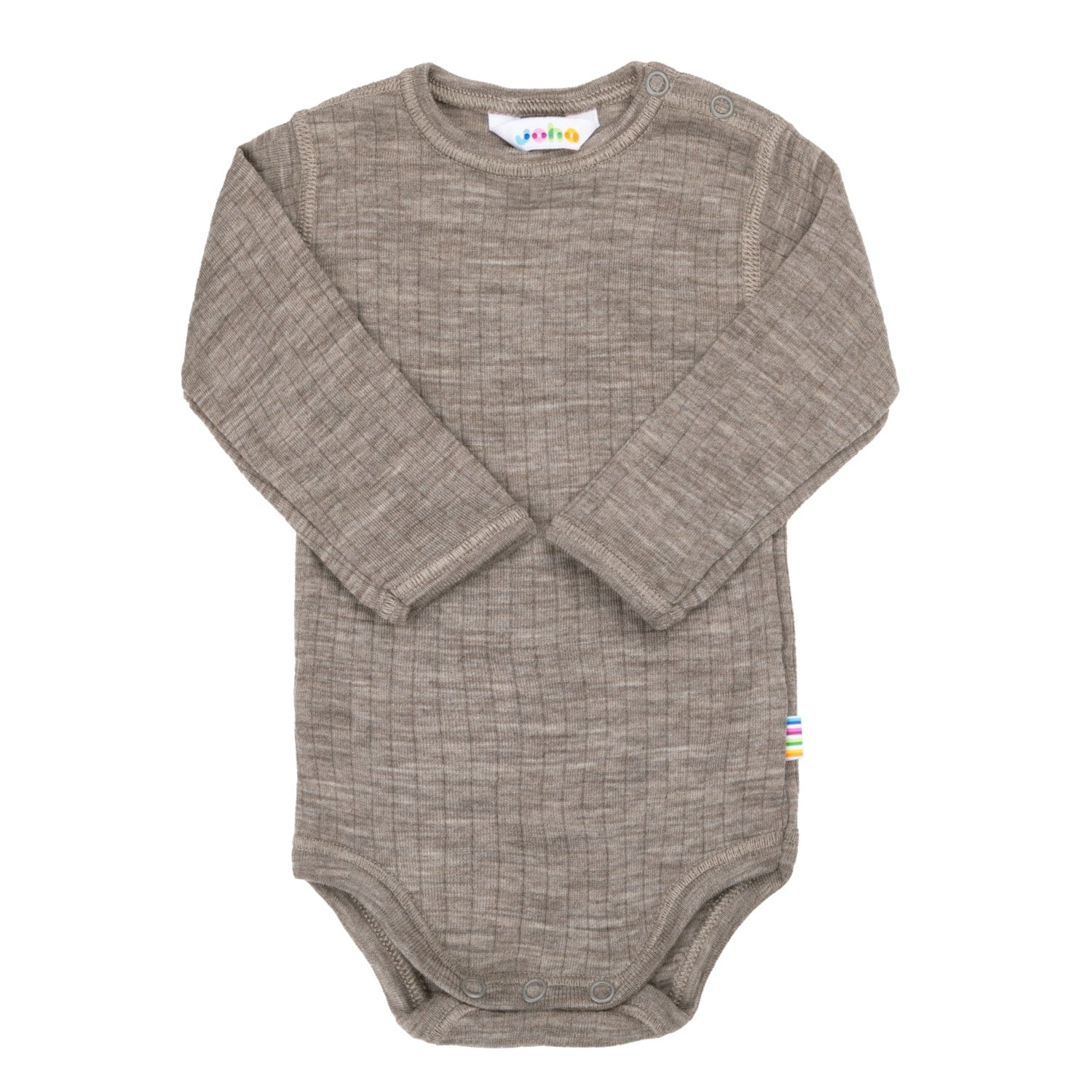 Joha merino wollen romper sesame melange