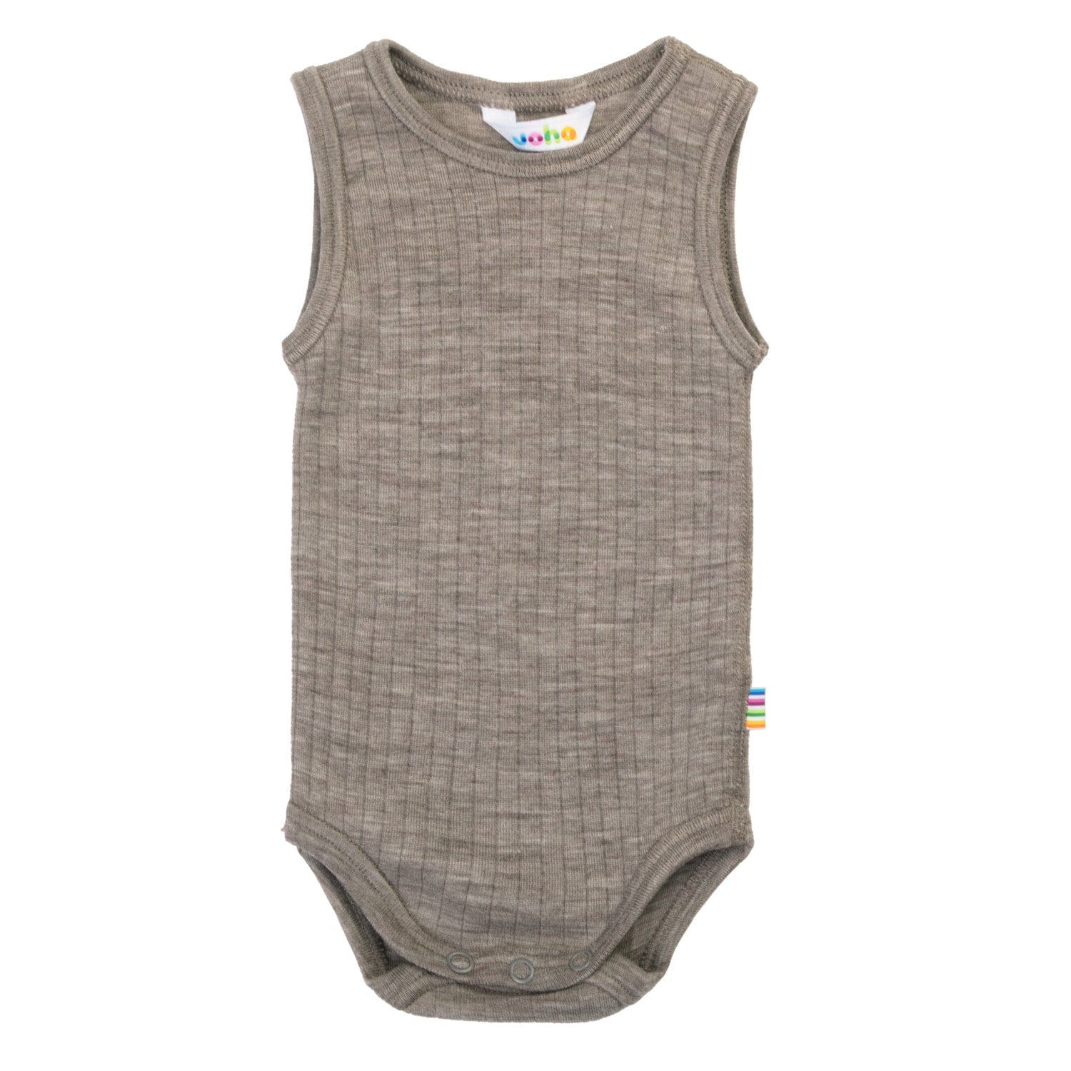 Joha wollen romper sesame melange