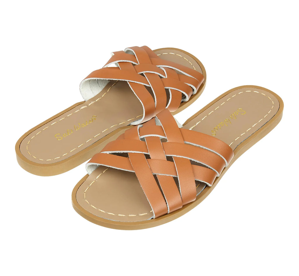 Salt Water Sandals Retro Slide Tan Womens Sandal