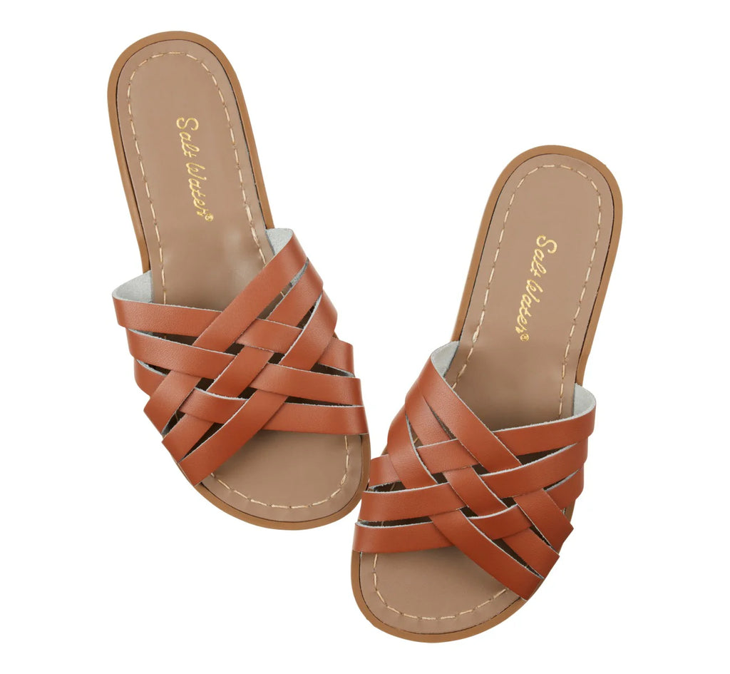 Salt Water Sandals Retro Slide Tan Womens Sandal