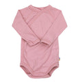 Joha merino wollen wrap around romper old rose