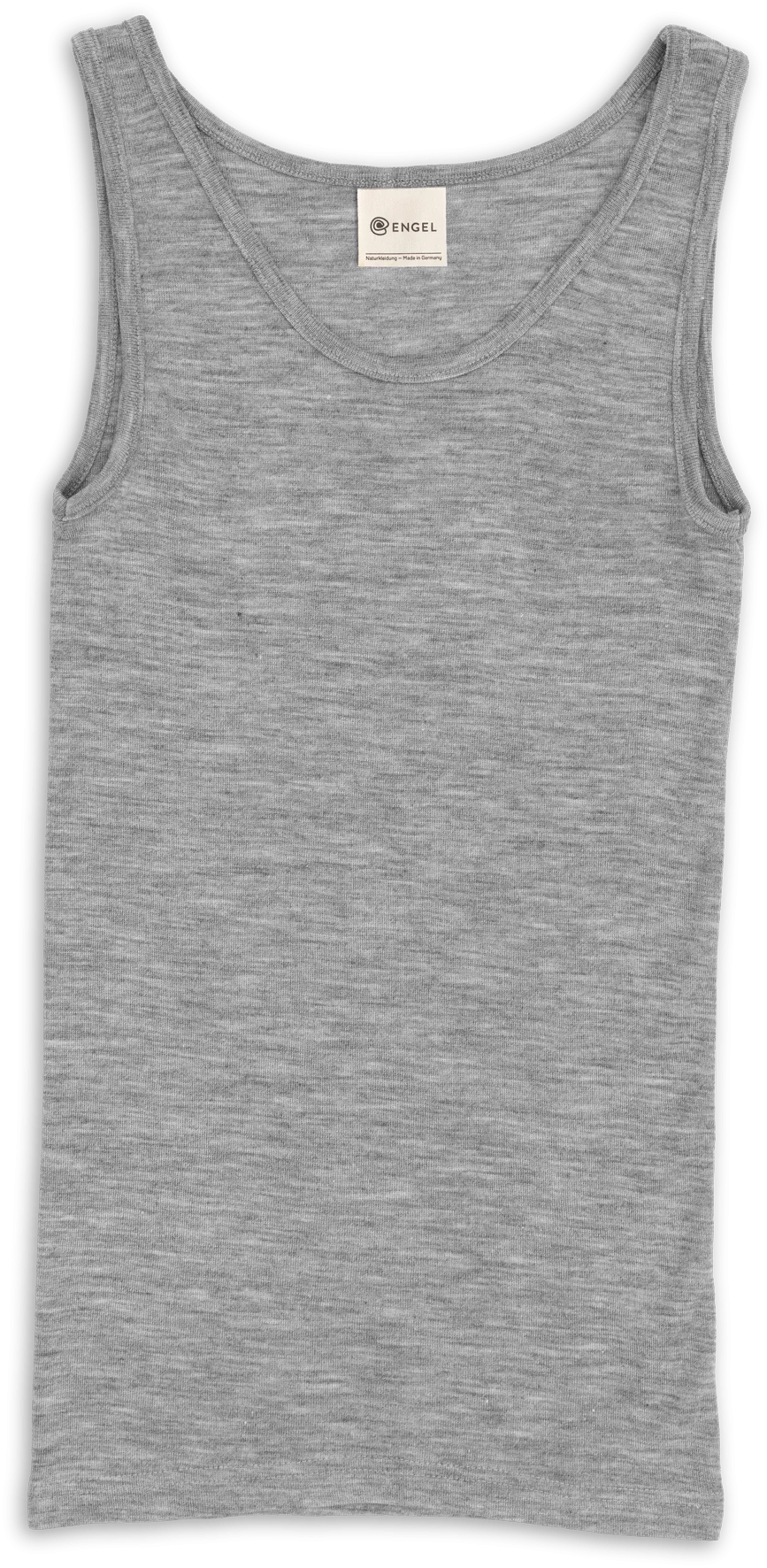 Engel wol zijde dames hemd light grey melange