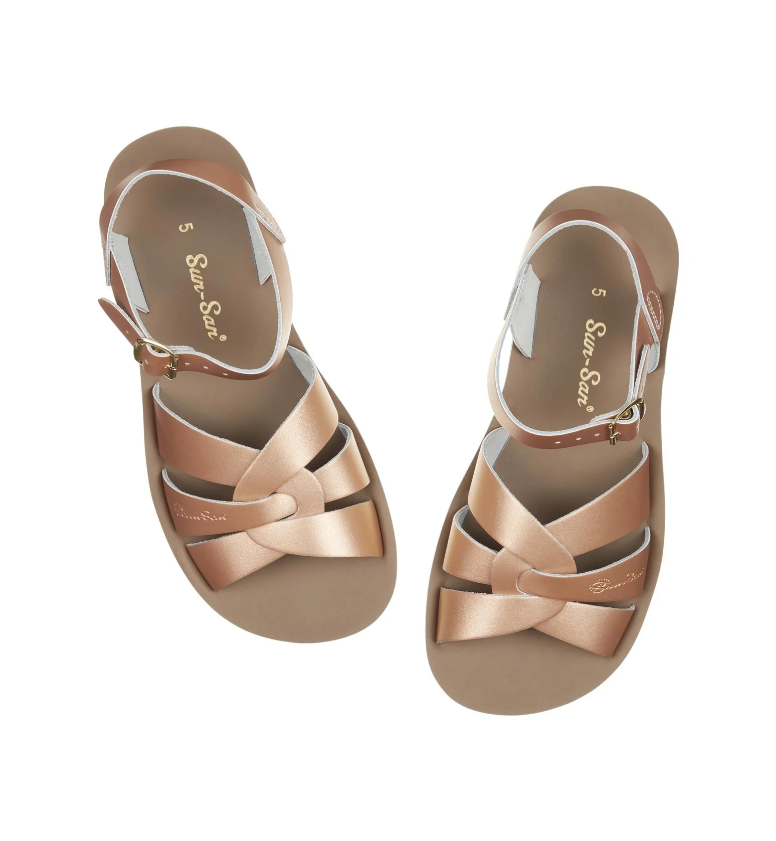 Salt Water Sandals Swimmer Rose Gold Womens Sandal