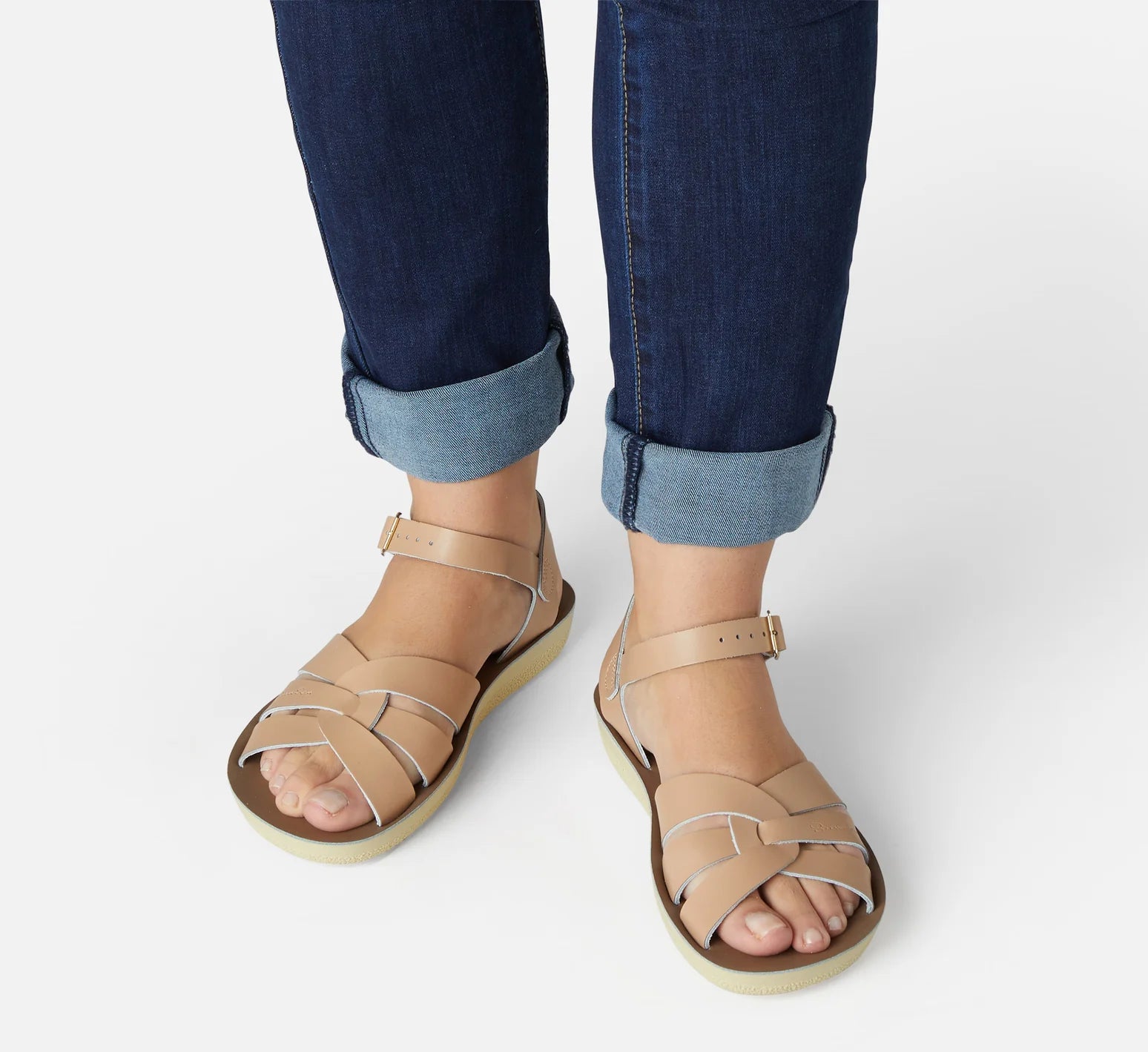 Salt Water Sandals Swimmer Latte Womens Sandal