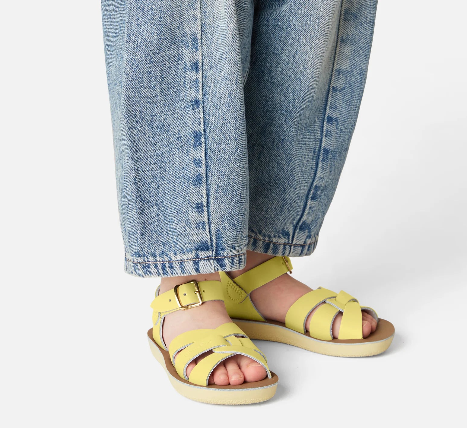 Salt Water Sandals Swimmer Butter Yellow Kids Sandal