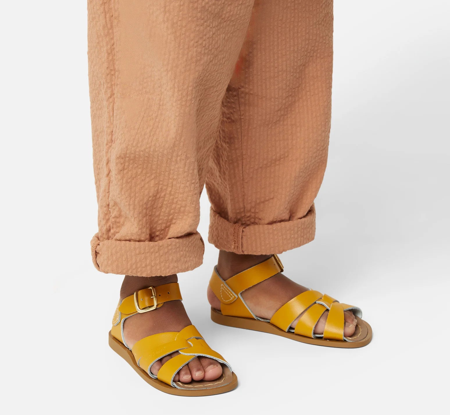Salt Water Sandals Original Mustard Kids Sandal