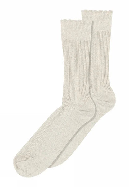 MP Denmark Julia glitter socks Champagne
