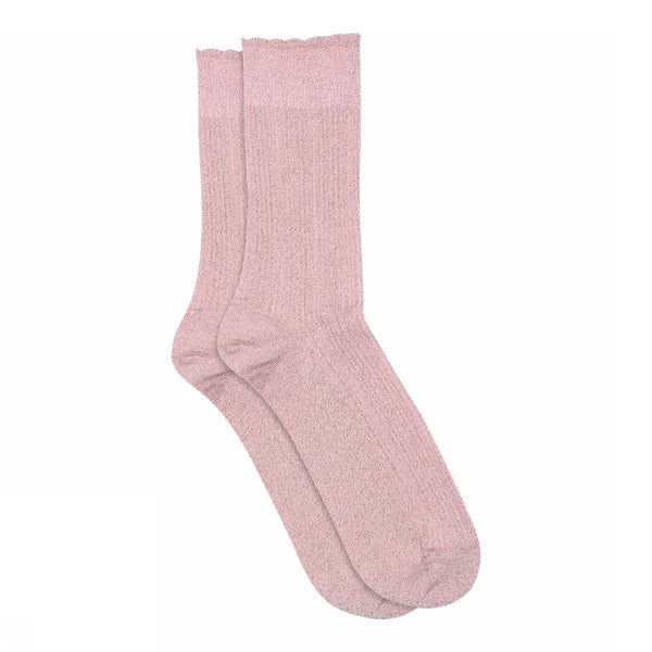 MP Denmark Julia glitter socks Pink Nectar