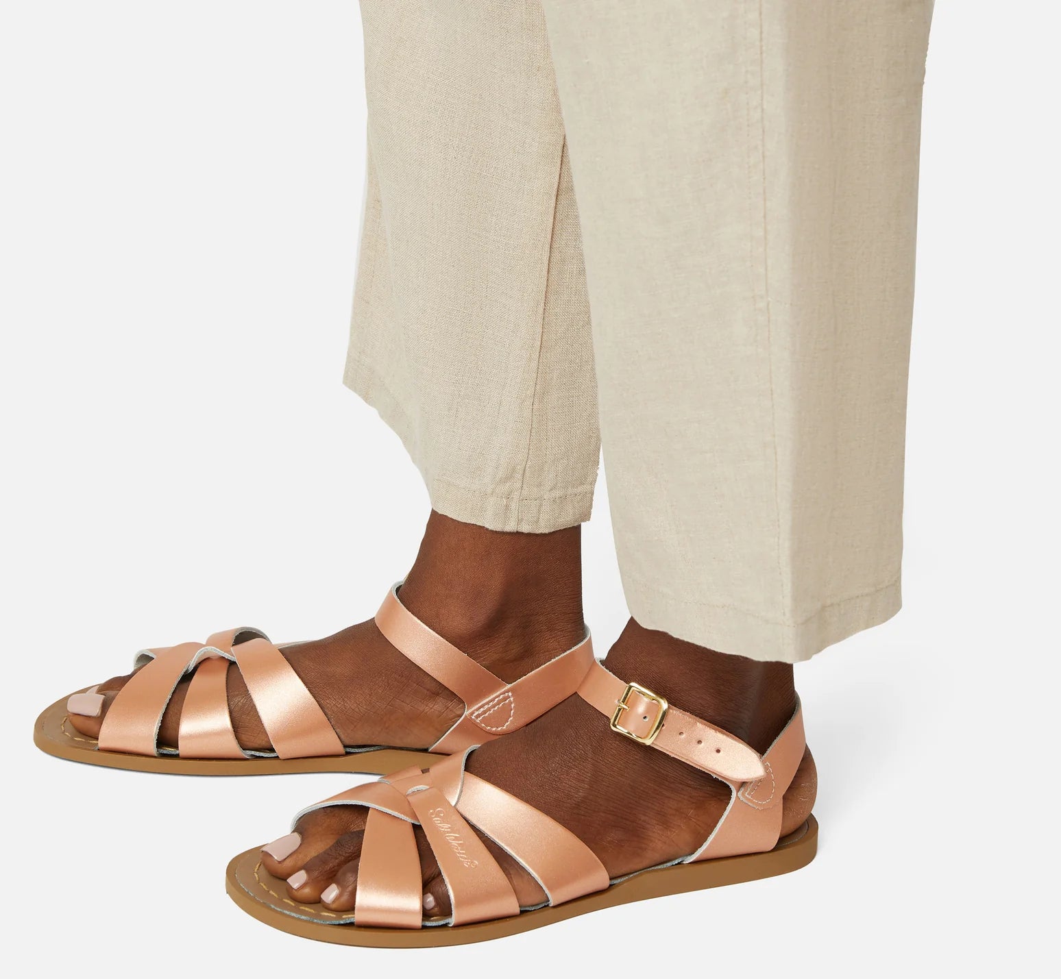 Salt Water Sandals Original Rose Gold Womens Sandal