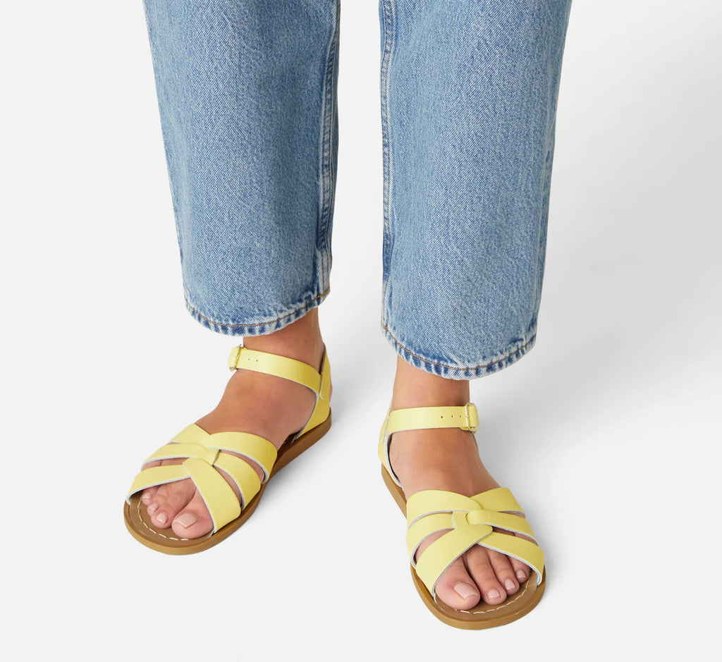Salt Water Sandals Original Butter Yellow Womens Sandal