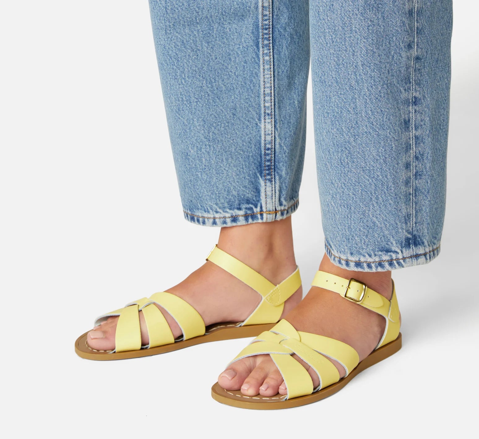 Salt Water Sandals Original Butter Yellow Womens Sandal