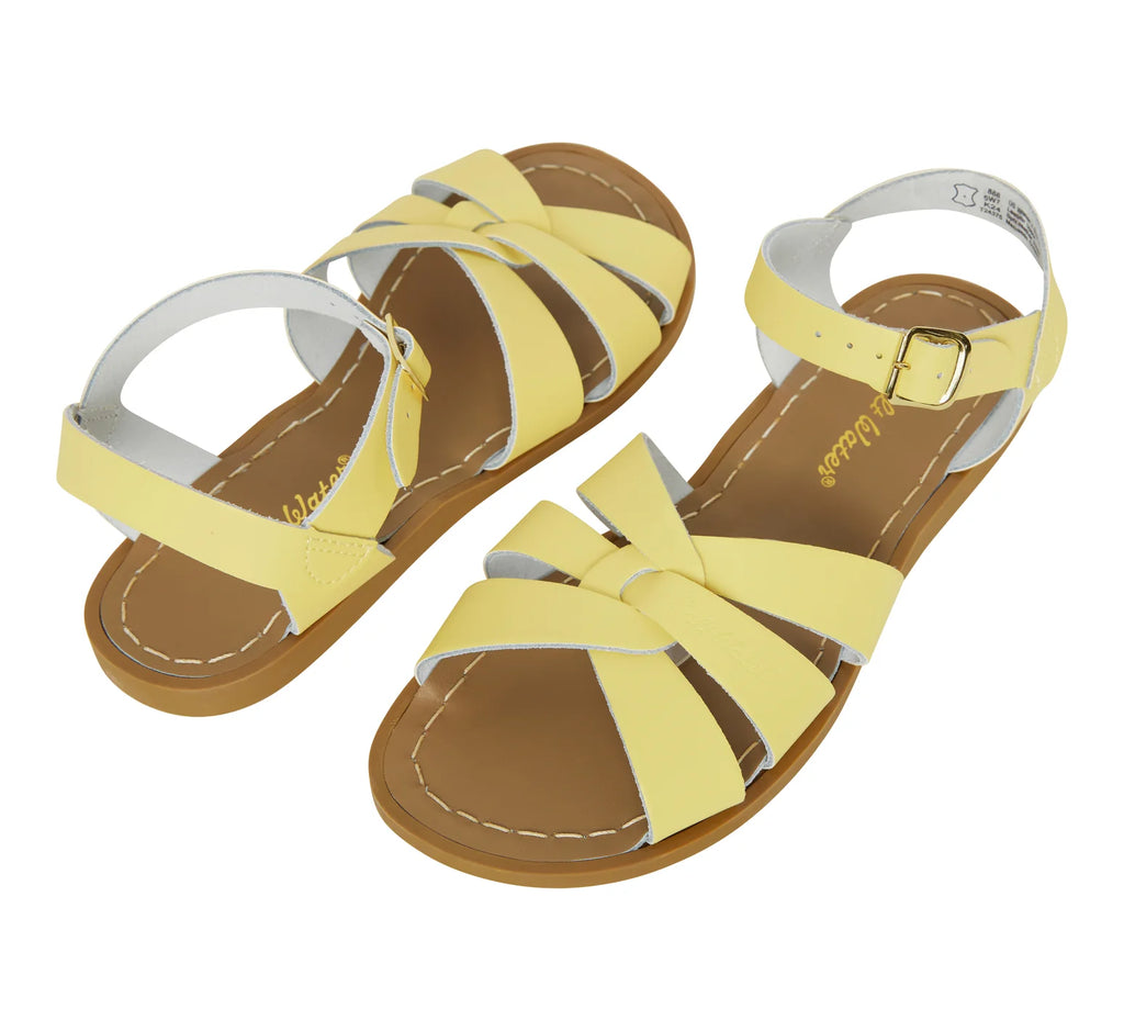 Salt Water Sandals Original Butter Yellow Womens Sandal