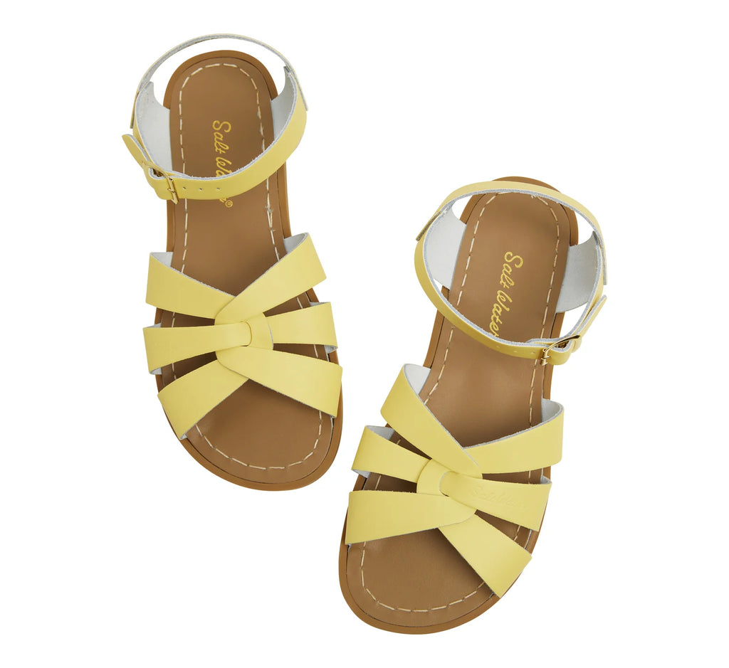 Salt Water Sandals Original Butter Yellow Womens Sandal