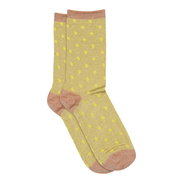 MP Denmark Donna glitter socks Celery Geen