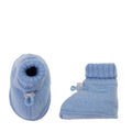 Joha wollen slofjes licht blauw