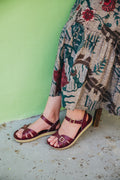 Salt Water Sandals Boardwalk Claret Womens Sandal