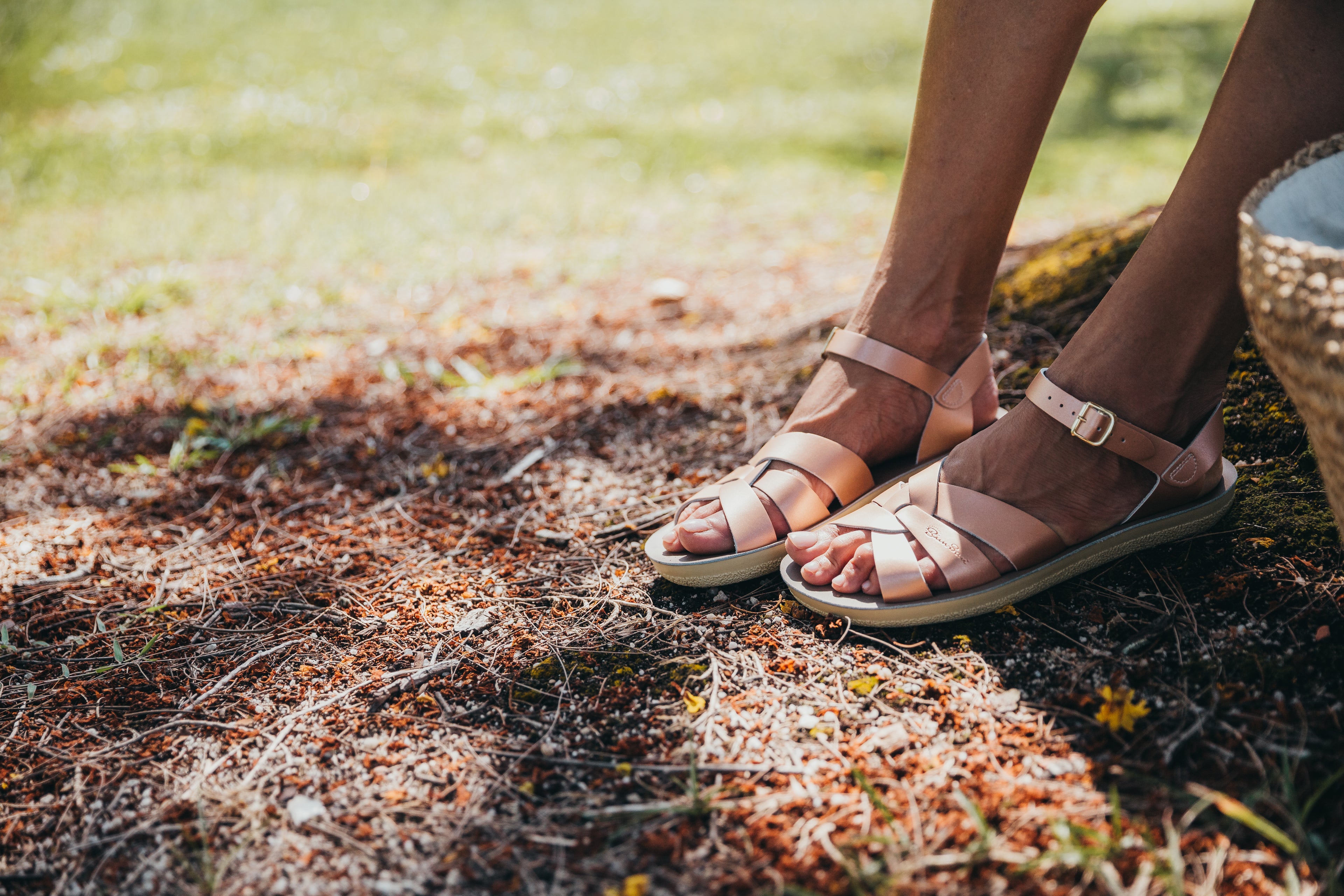 Salt Water Sandals Swimmer Rose Gold Womens Sandal