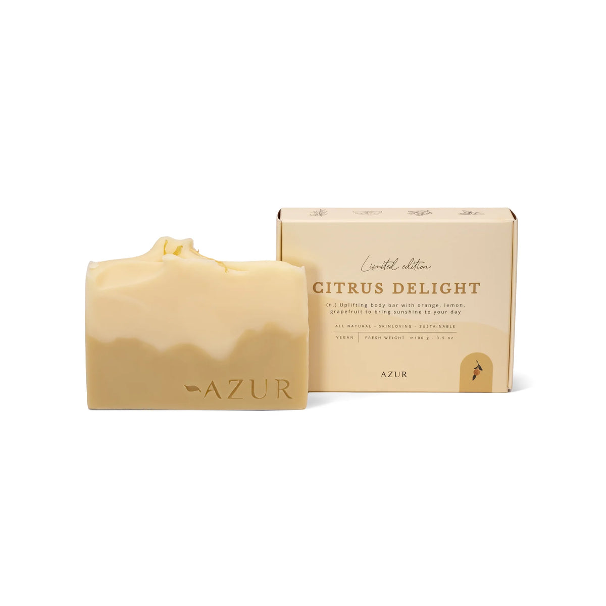Azur CITRUS DELIGHT | limited edition spring + summer soap