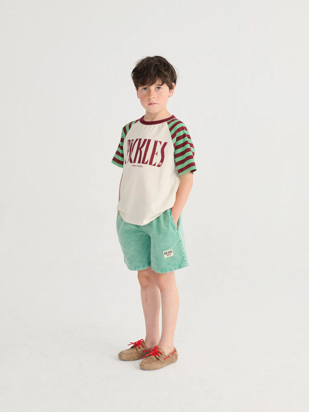 Bobo Choses Spicy Pickles raglan T-shirt