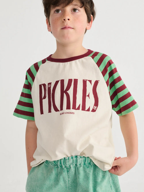 Bobo Choses Spicy Pickles raglan T-shirt