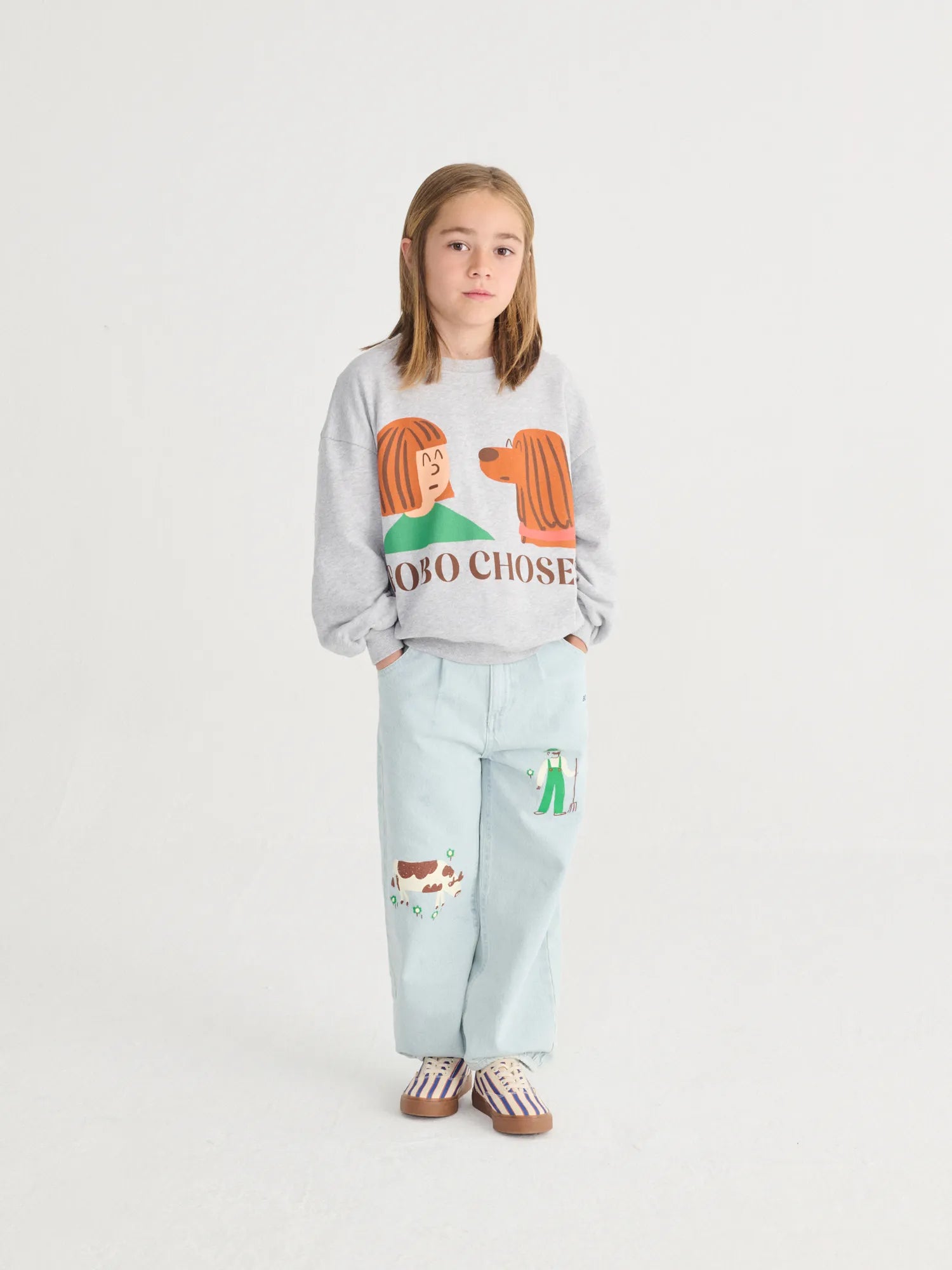 Bobo Choses Friends In A Pickle sweatshirt