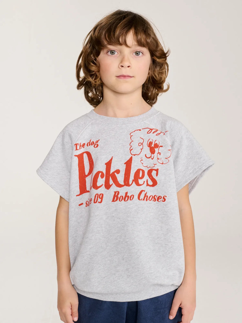 Bobo Choses Pickles The Dog sleeveless sweatshirt