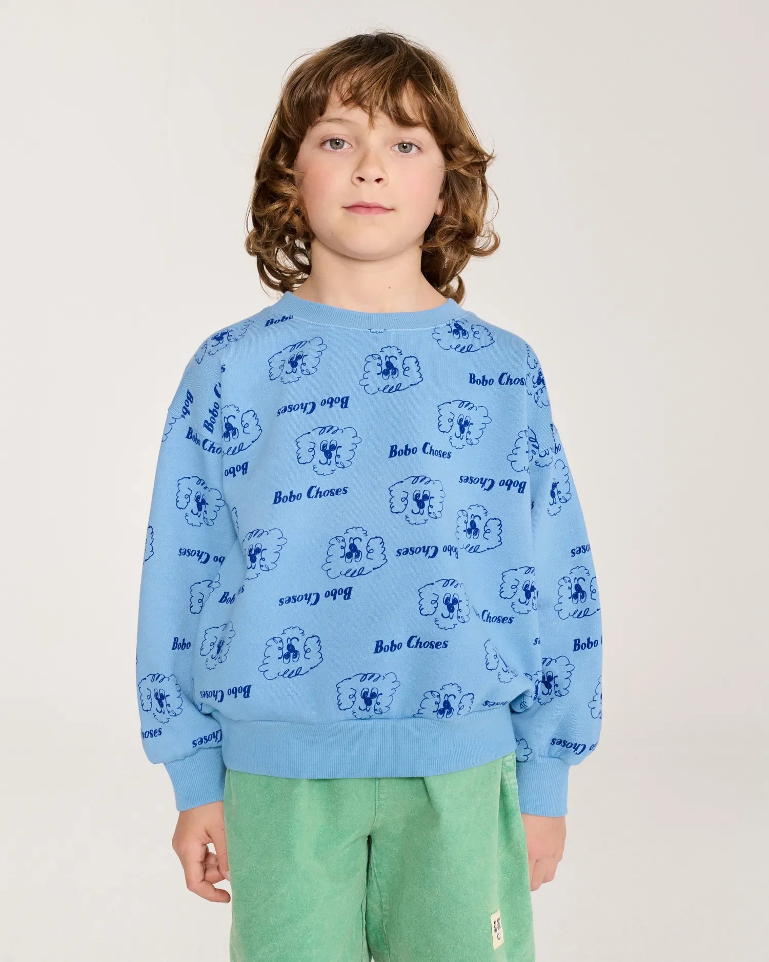 Bobo Choses Pickles The Dog all over sweatshirt