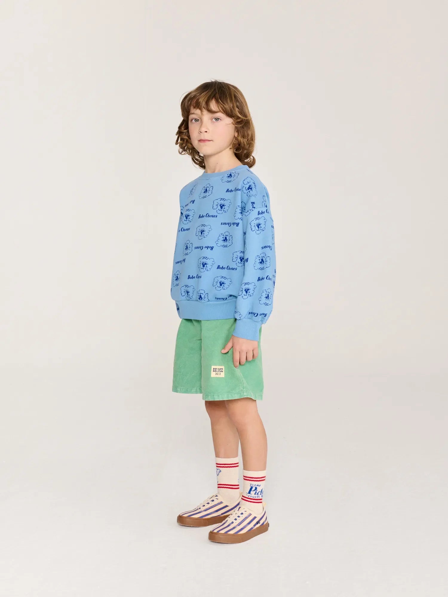 Bobo Choses Pickles The Dog all over sweatshirt