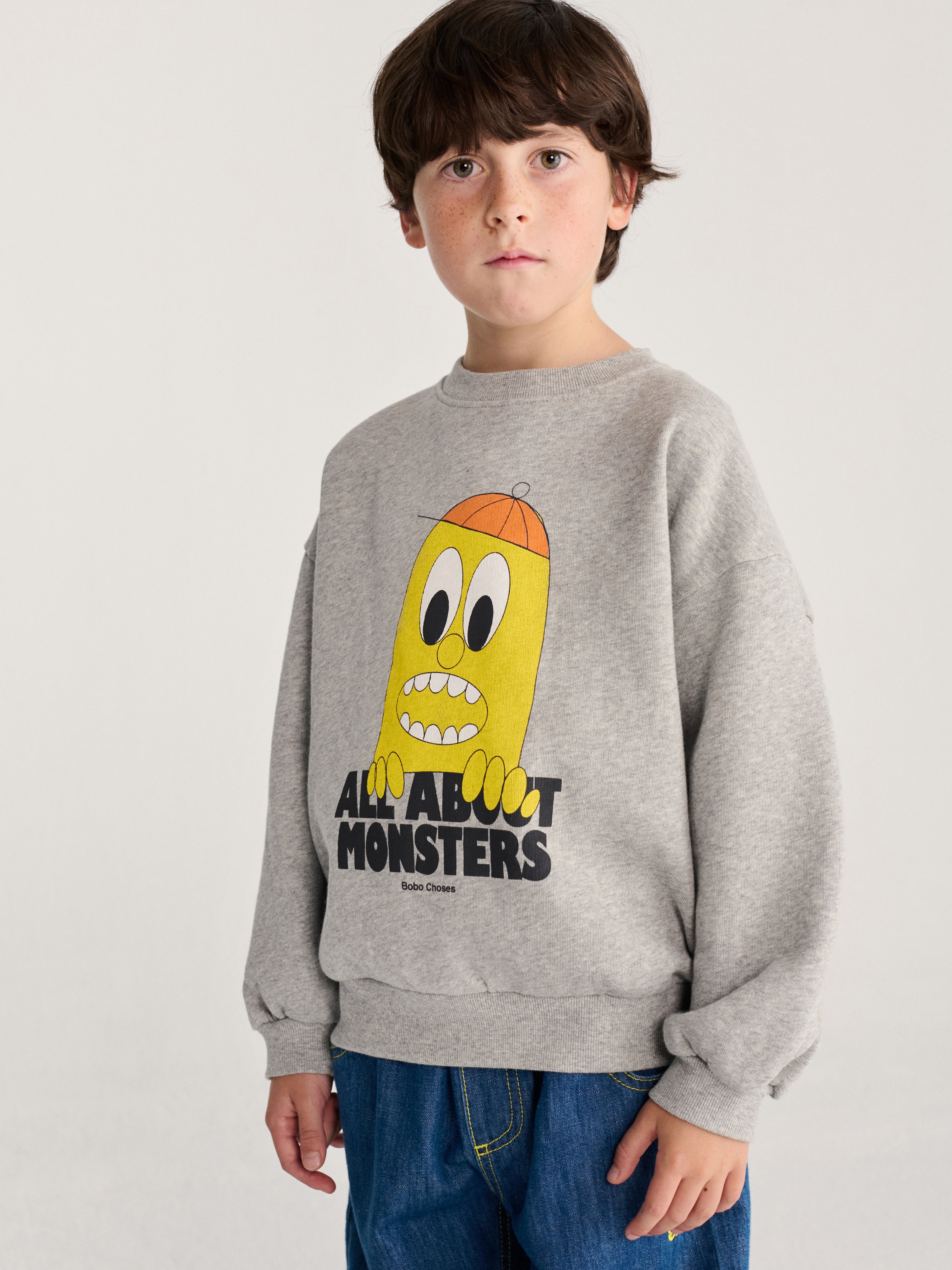 Bobo Choses Bigtooth Lemon sweatshirt