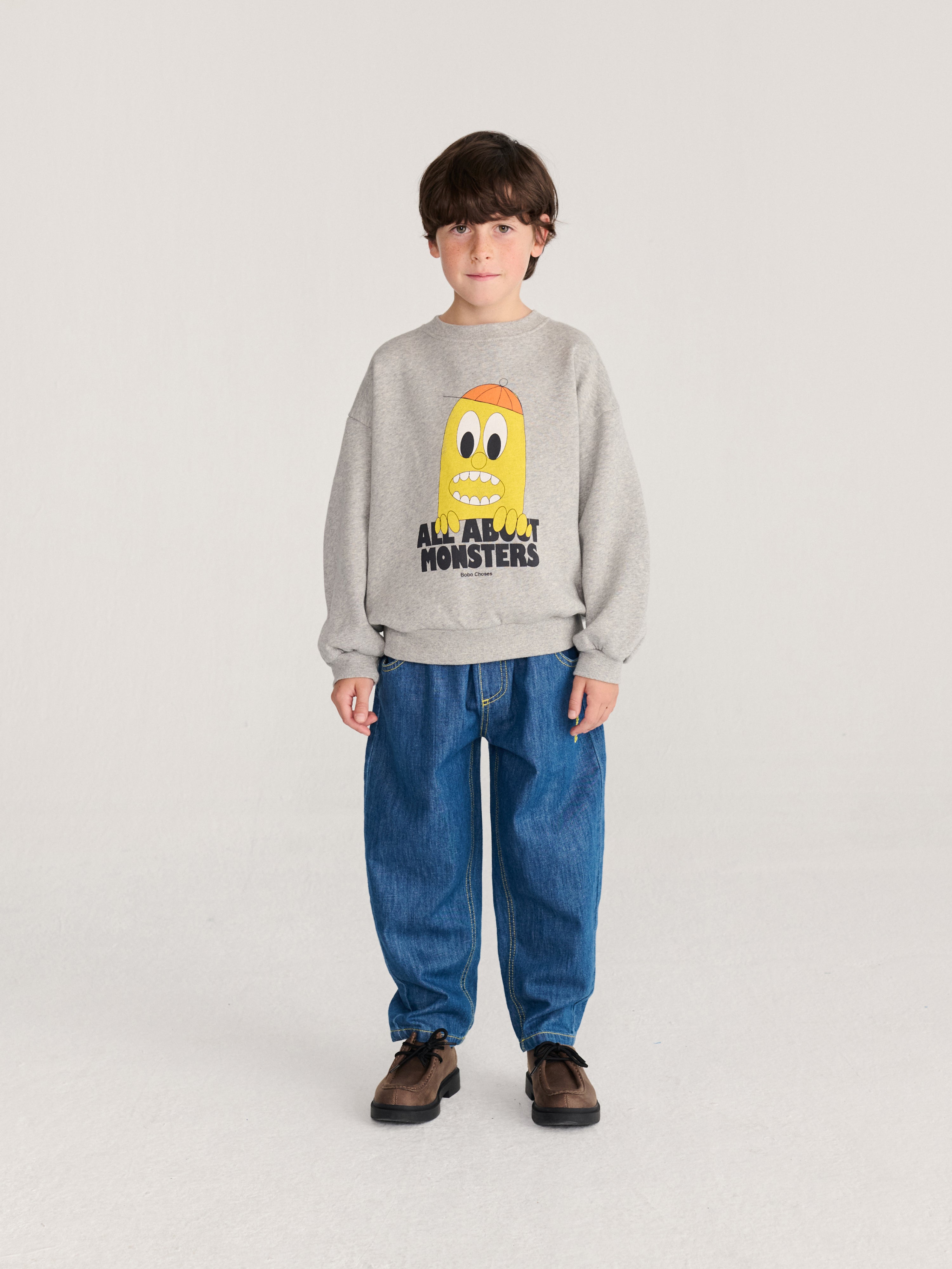 Bobo Choses Bigtooth Lemon sweatshirt